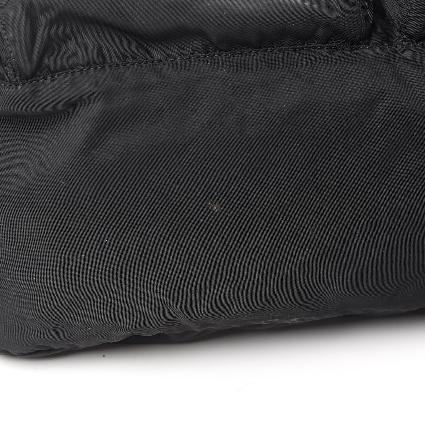 Nylon Vela Messenger Bag Black
