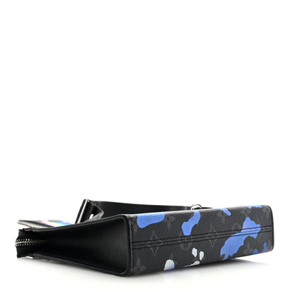 Louis Vuitton Monogram Eclipse Sunrise Room With A View Gaston Wearable Wallet Blue Purple 4 of 8