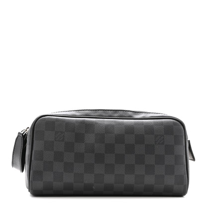 Louis Vuitton Damier Graphite Dopp Kit Toilet Pouch 1 of 8