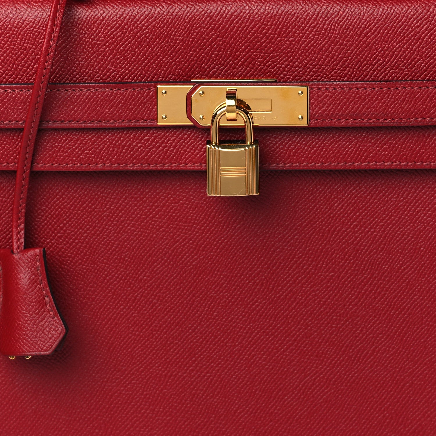 Hermes Epsom Kelly Sellier 35 Rouge Grenat 8 of 13