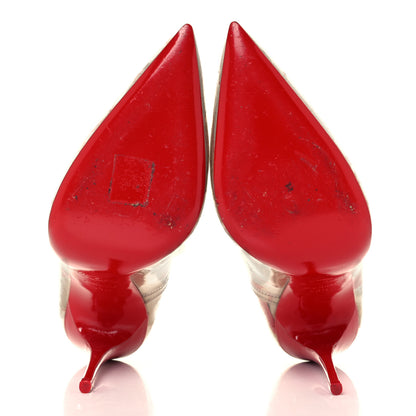 Christian Louboutin PVC Loubi Print So Kate 120 Pumps 38.5 Kraft 7 of 10