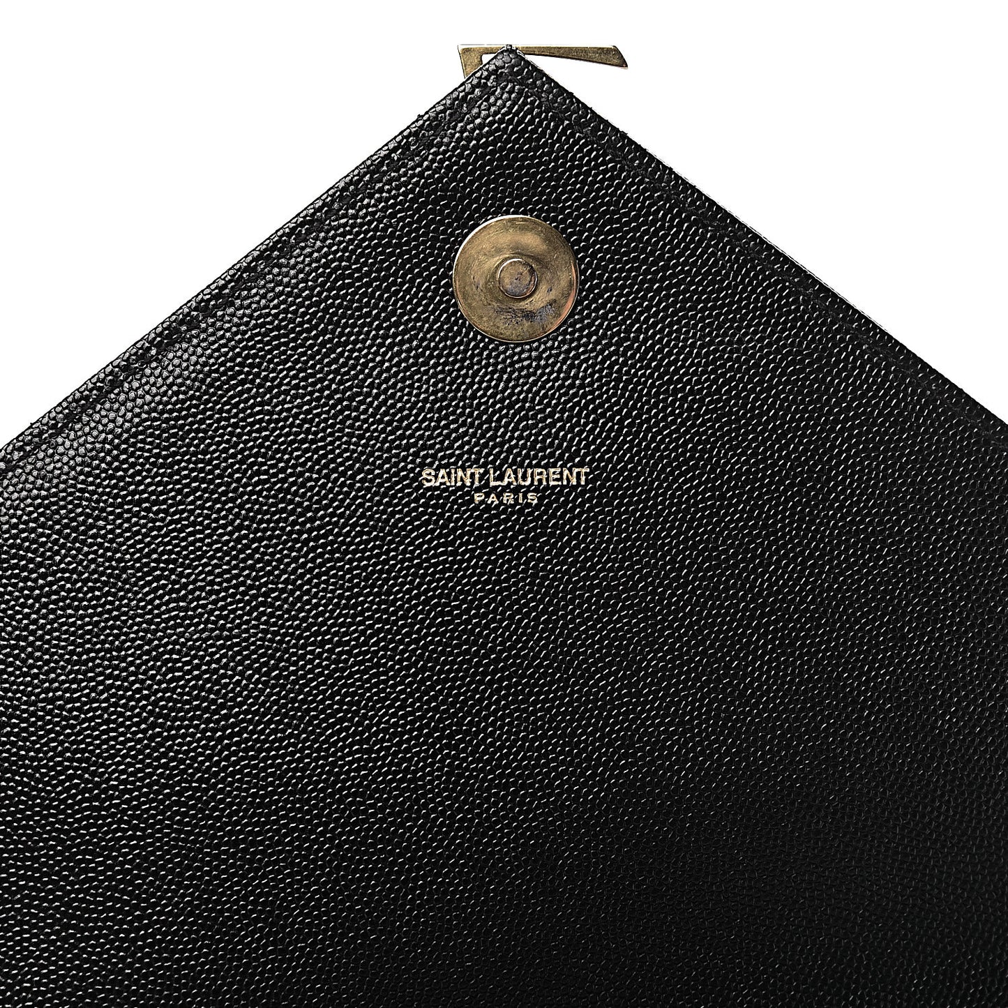 Grain De Poudre Matelasse Chevron Large Monogram Satchel Black