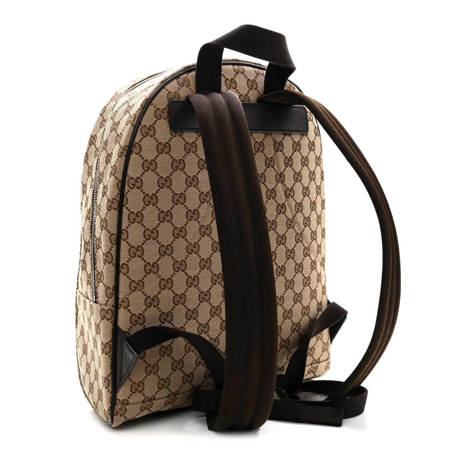 Gucci Monogram Travel Backpack Dark Brown 2 of 10