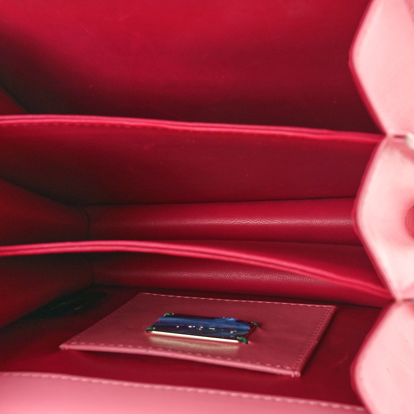 Calfskin Galuchat Serpenti Forever Crossbody Pink