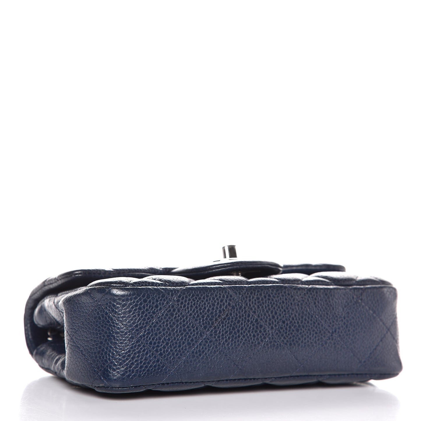Caviar Quilted Extra Mini Flap Navy