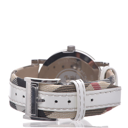Burberry Stainless Steel Calfskin 38mm Nova Check Quartz Watch BU1379 3 of 7
