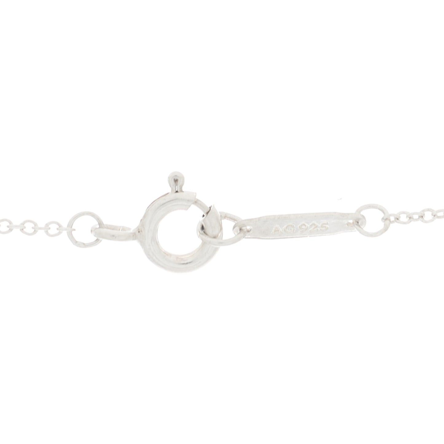 Sterling Silver Rubedo Small Interlocking Circles Pendant Necklace