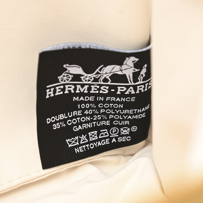 Hermes Toile Trousse De Voyage Jimetou PM Ocre Acier 6 of 7