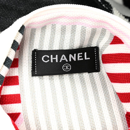 Chanel Terry Cloth Cotton La Pausa Bay Reversible Beach Tote 12 of 20