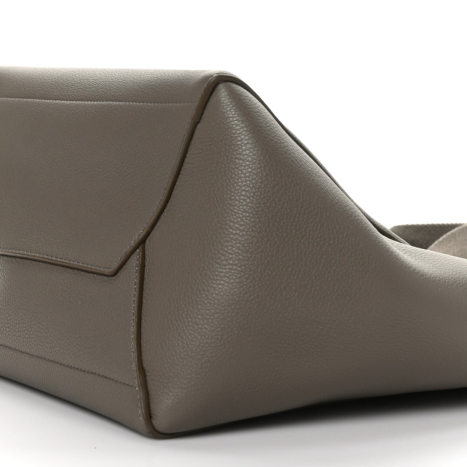 Celine Soft Grained Calfskin Sangle Bucket Bag Taupe 7 of 7