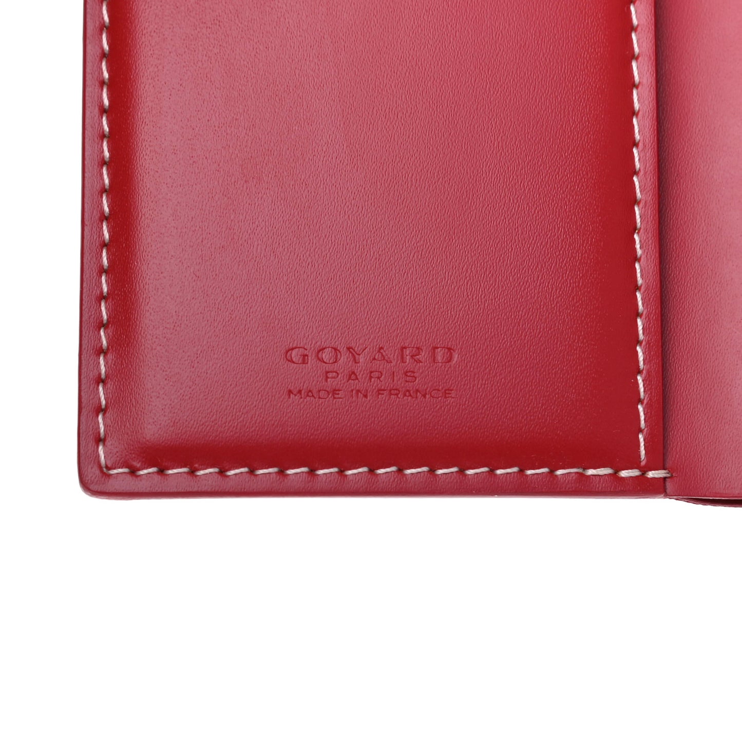 Goyardine Saint Pierre Card Holder Red