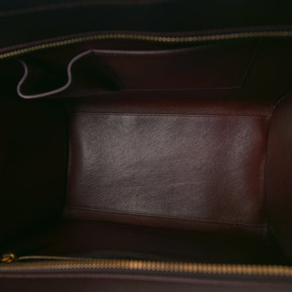 Celine Satin Calfskin Mini Tri-Color Luggage Purple Orchid 5 of 12