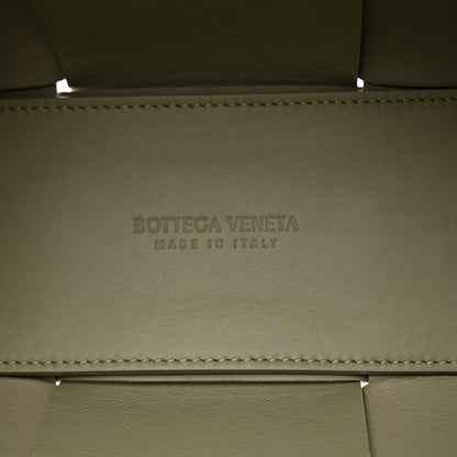 Bottega Veneta Grained Calfskin Maxi Intrecciato Mini Arco Tote Travertine 7 of 10