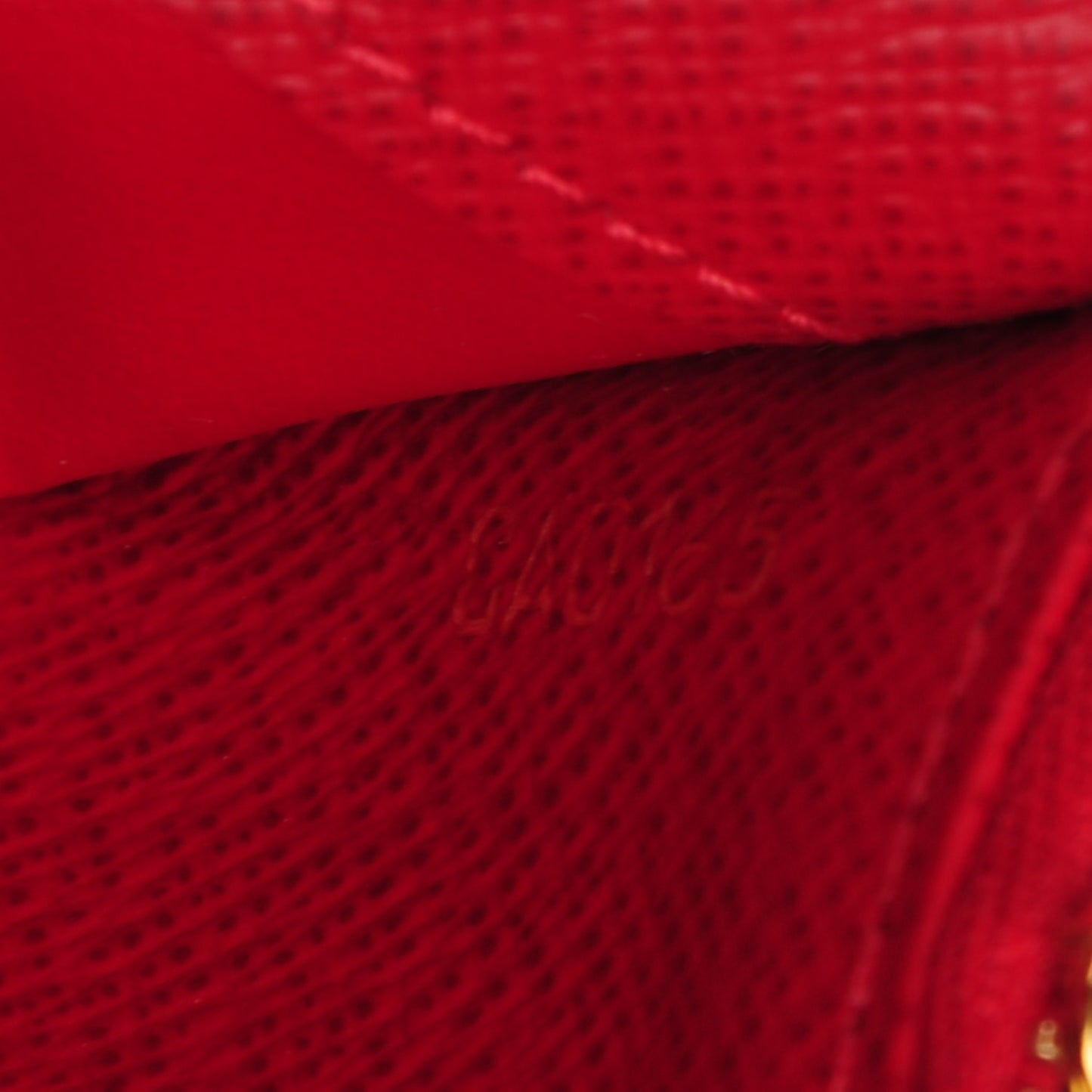 Damier Ebene Insolite Wallet Red