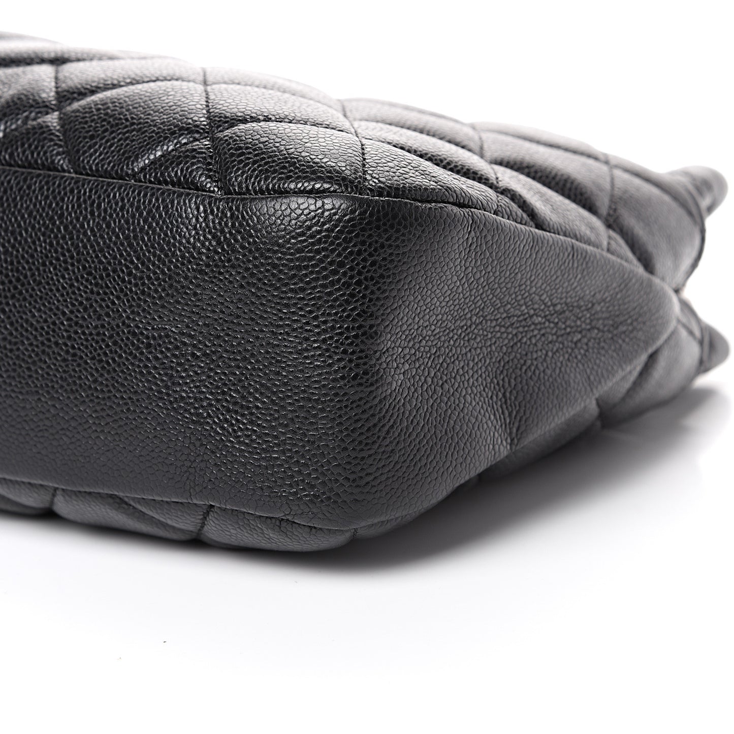 Caviar Quilted Timeless CC Soft Tote Black