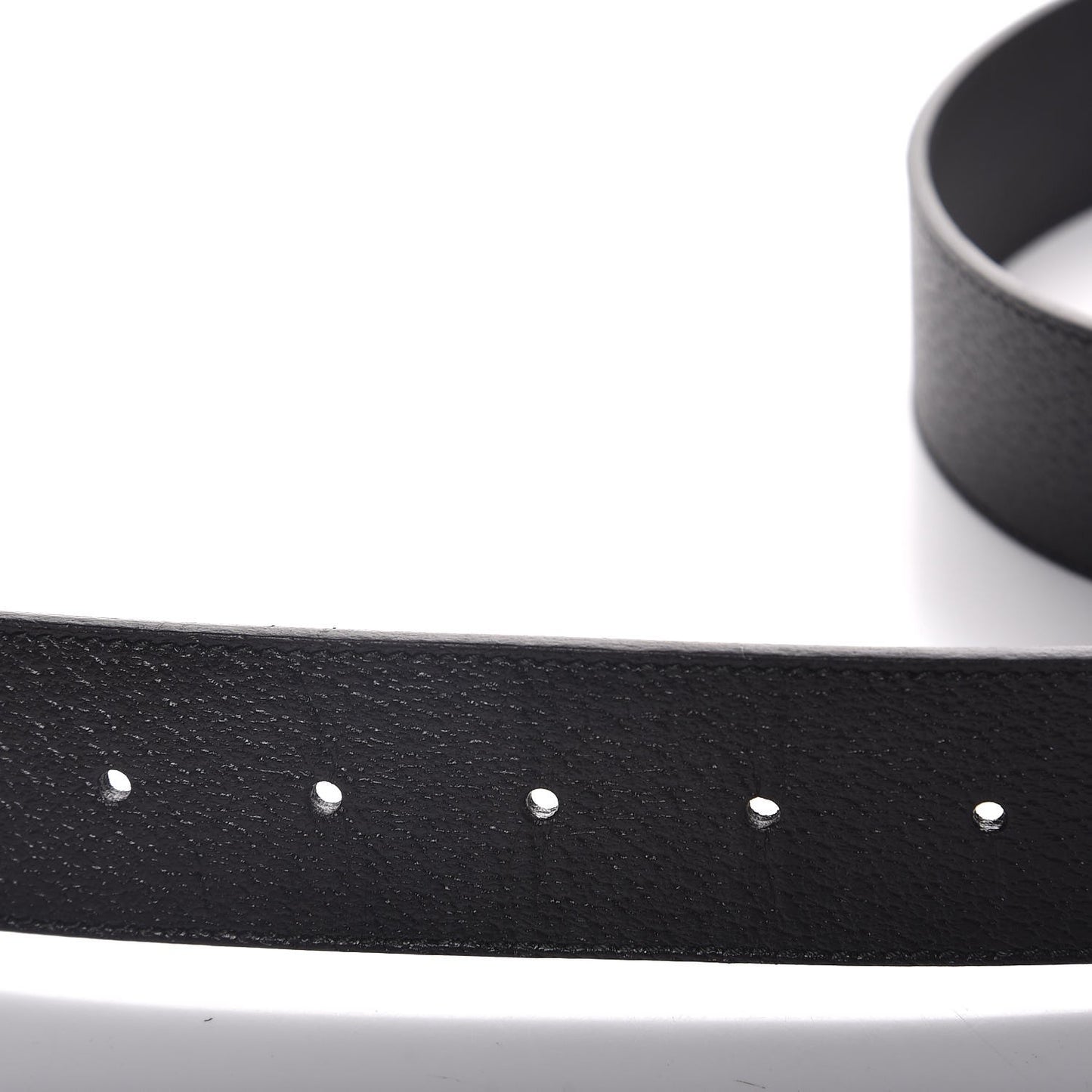 Textured Calfskin Double G 40mm Belt 85 34 Black
