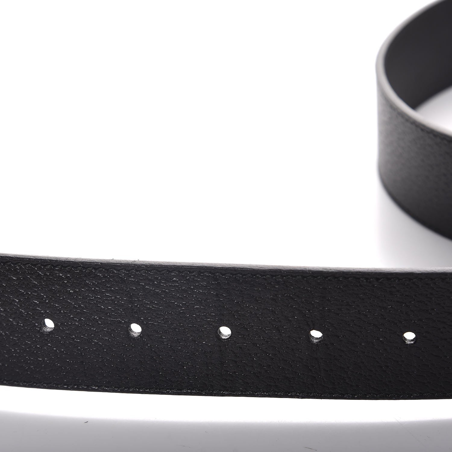 Gucci Textured Calfskin Double G 40mm Belt 85 34 Black 6 of 6