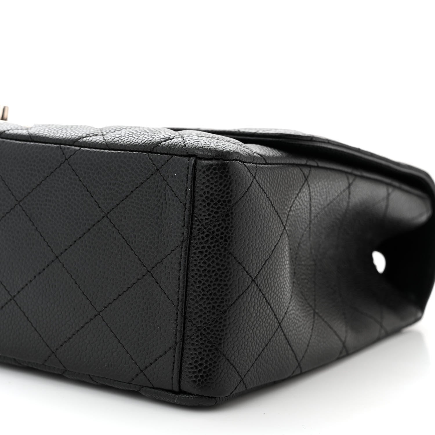Chanel Caviar Quilted Maxi Single Flap Black 10 of 11