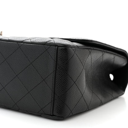 Chanel Caviar Quilted Maxi Single Flap Black 10 of 11