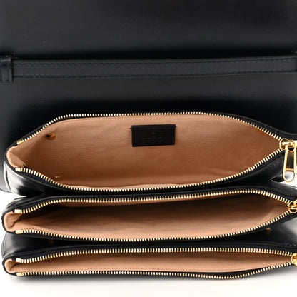 Gucci Crystal Monogram Plutone Calfskin Web Ophidia Flap Messenger Bag Straw Yellow Blue 5 of 10