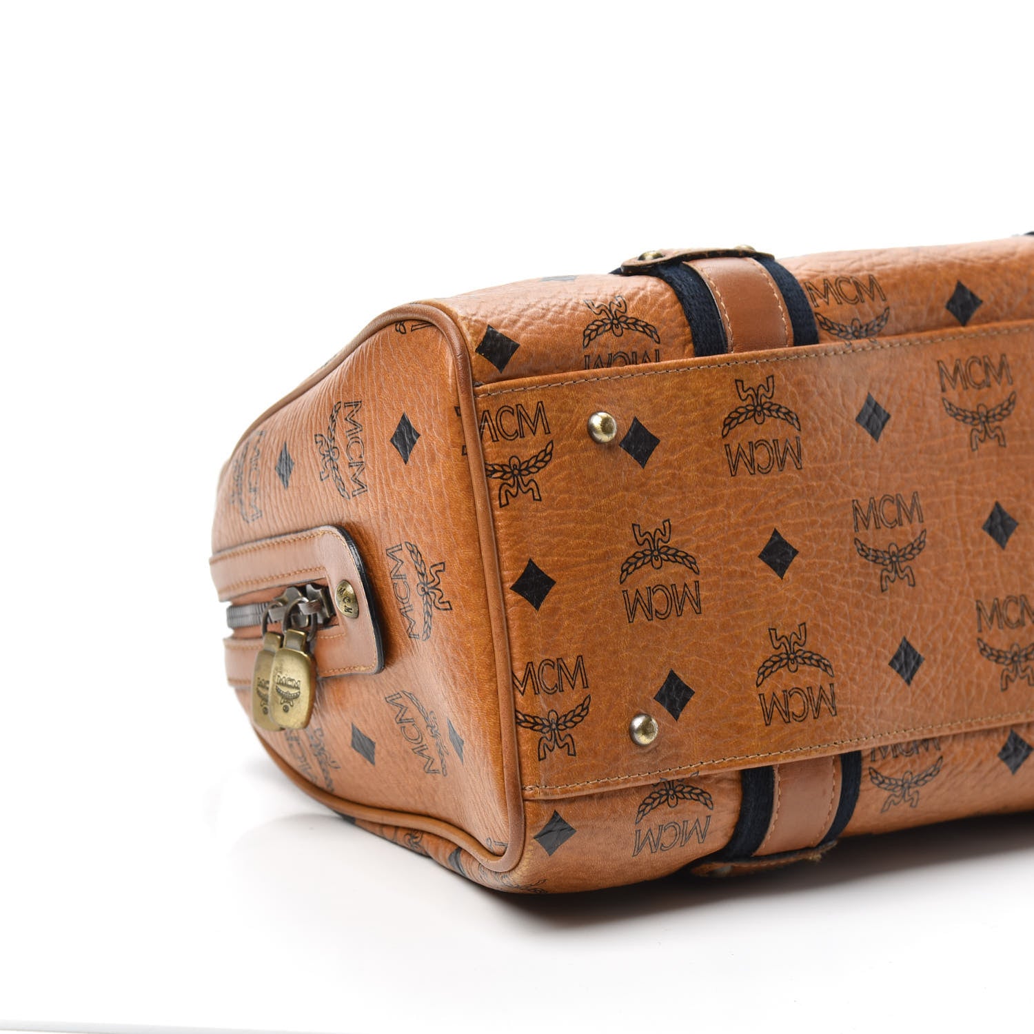 MCM Visetos Bag Cognac 8 of 11