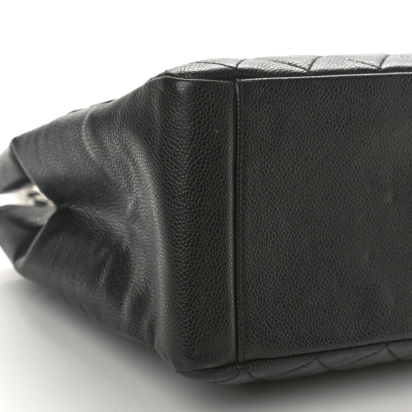 Caviar Quilted Grand Shopping Tote GST Black
