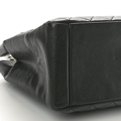 Chanel Caviar Quilted Grand Shopping Tote GST Black 9 of 10