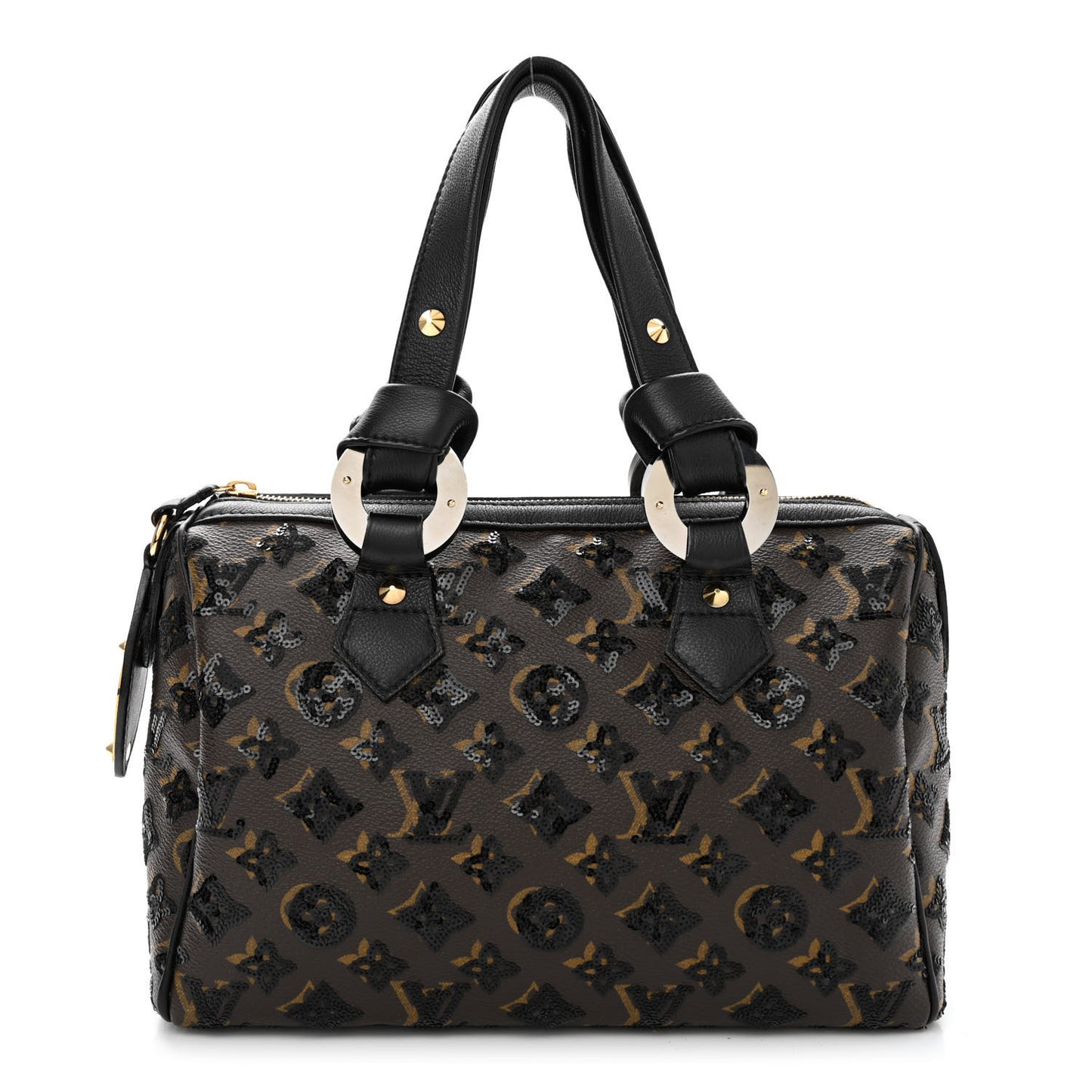 Monogram Sequins Eclipse Speedy 28 Black