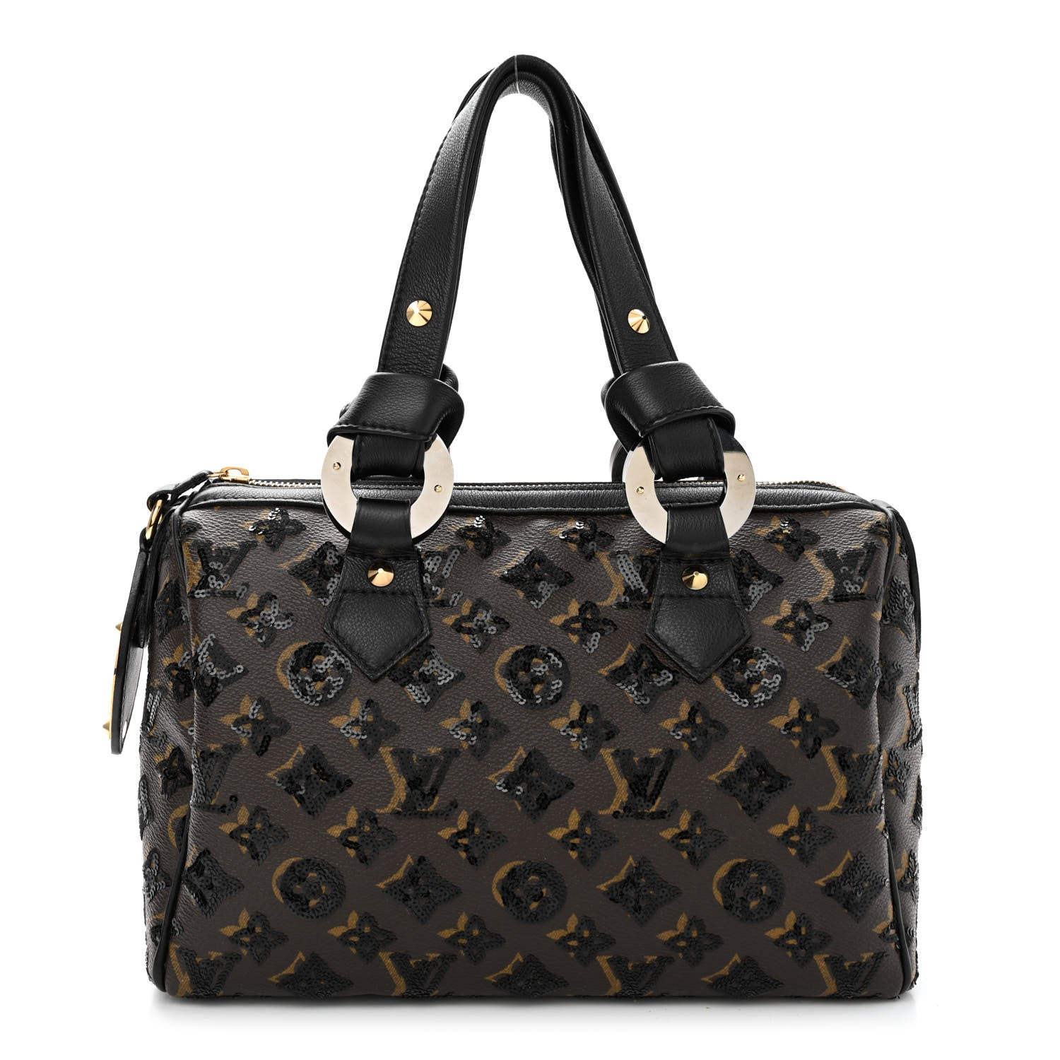 Louis Vuitton Monogram Sequins Eclipse Speedy 28 Black 1 of 9