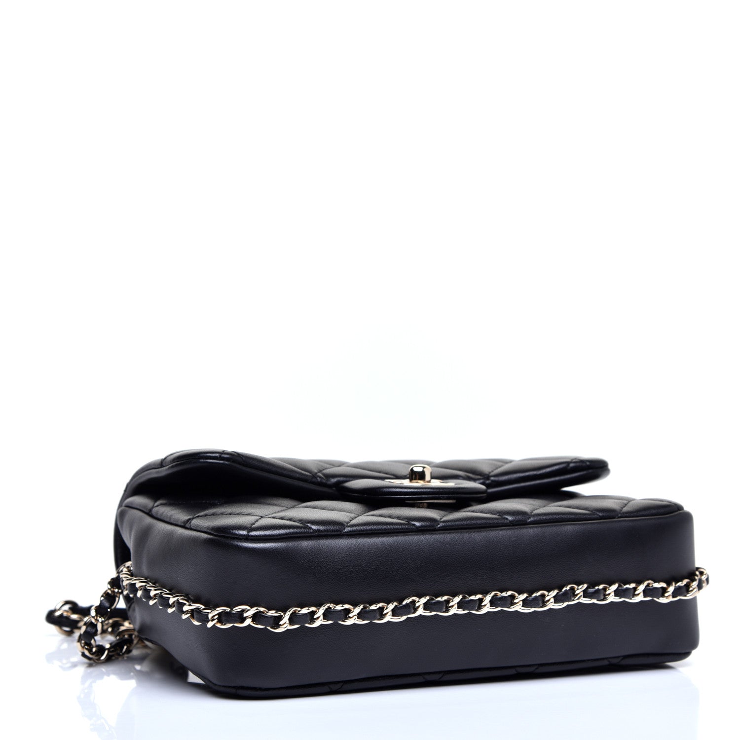 Chanel Lambskin Quilted Small My Precious Flap Black 4 of 10