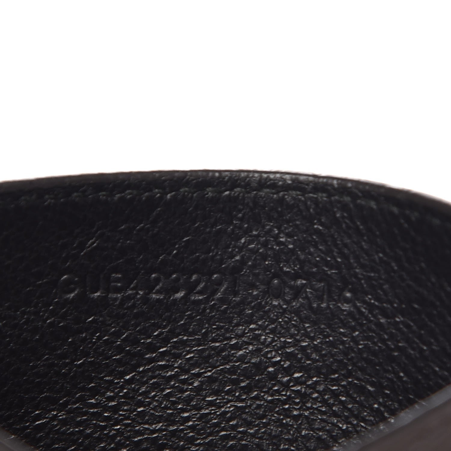 Saint Laurent Grain De Poudre Matelasse Chevron Monogram Card Case Coal 7 of 8
