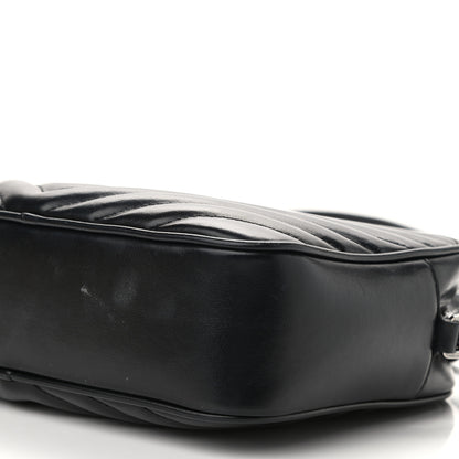 Saint Laurent Calfskin Matelasse Monogram Lou Camera Bag Black 8 of 10