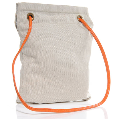 Hermes Cotton Aline Small Shoulder Bag Orange 3 of 7