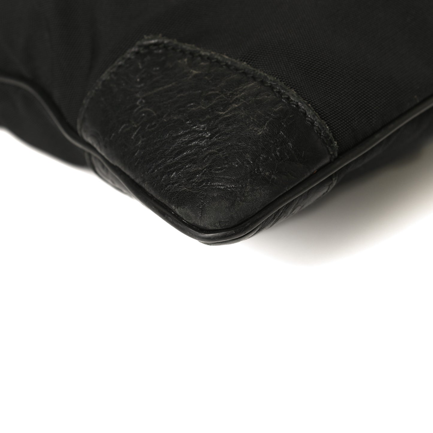 Guccissima Nylon Messenger Bag Black
