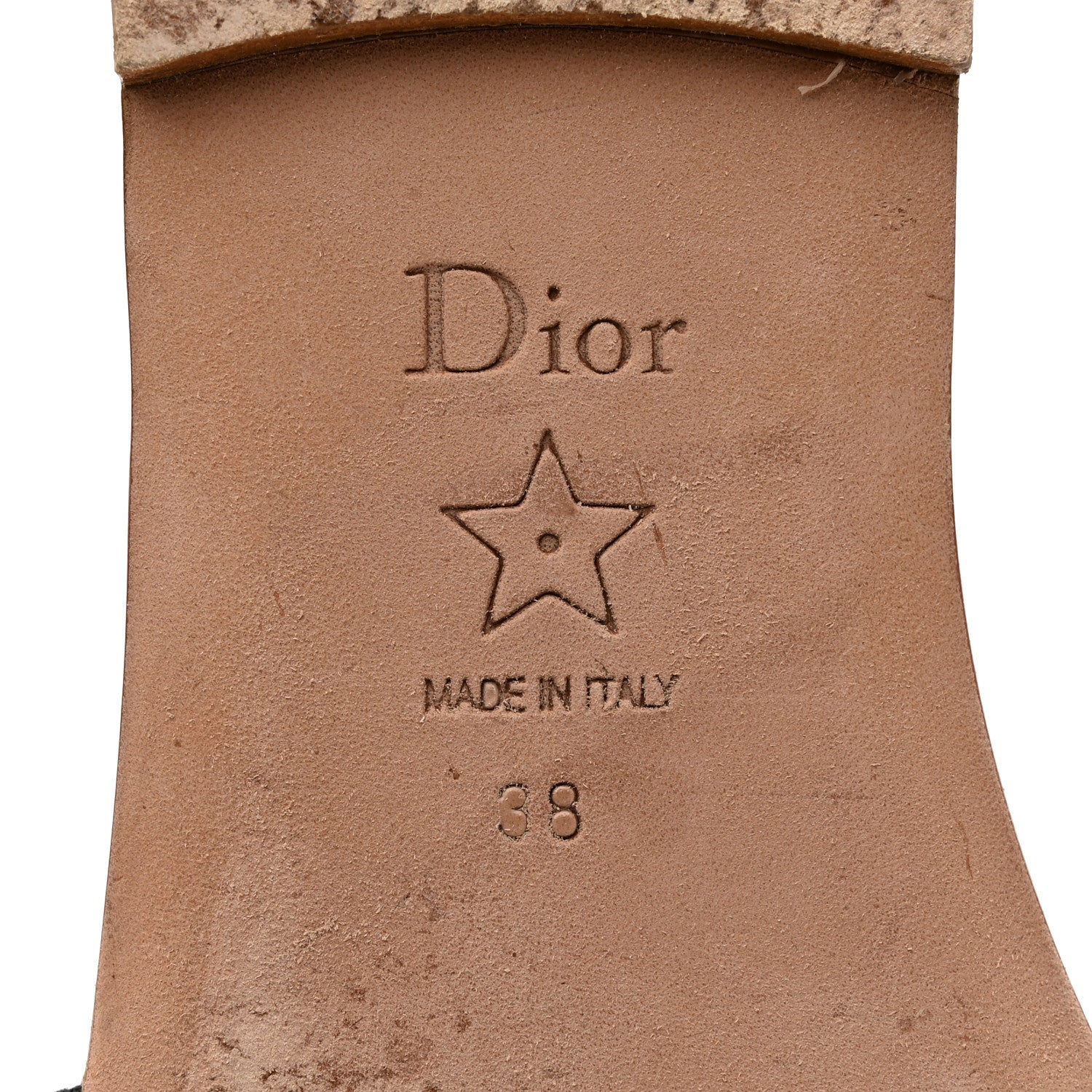 Christian Dior Canvas Embroidered Dior In Lights Dway Mules Slide Sandals 38 Multicolor 8 of 12