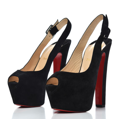 Christian Louboutin Veau Velours Tartarina 160 Pumps 39.5 Black 3 of 18
