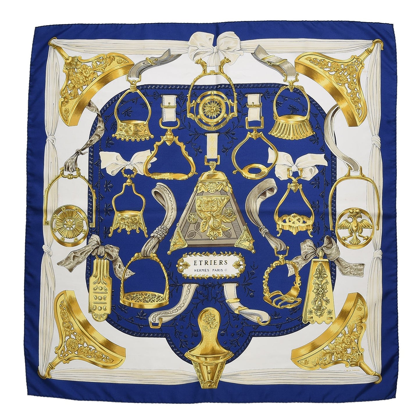 Silk Concours D Etriers Scarf 90