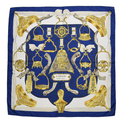 Hermes Silk Concours D Etriers Scarf 90 1 of 5