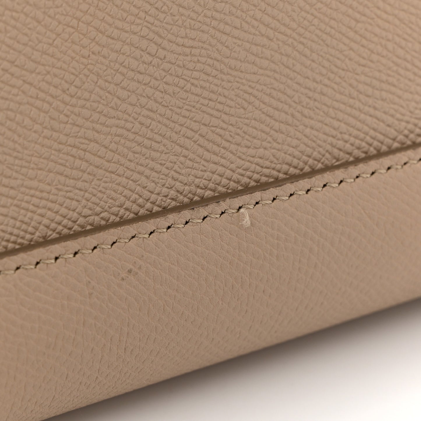 Grained Calfskin Mini Belt Bag Light Taupe