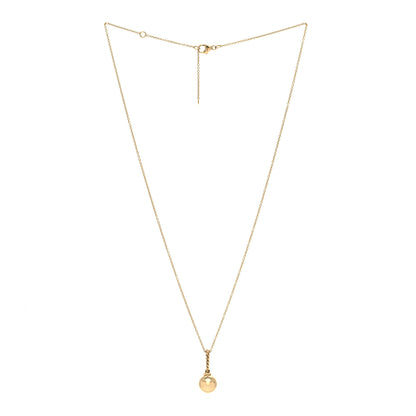 David Yurman 18K Yellow Gold Solari Drop Necklace 3 of 5