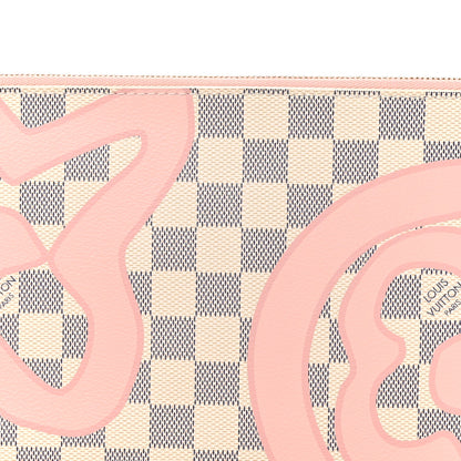 Louis Vuitton Damier Azur Tahitienne Neverfull MM Pochette 8 of 8