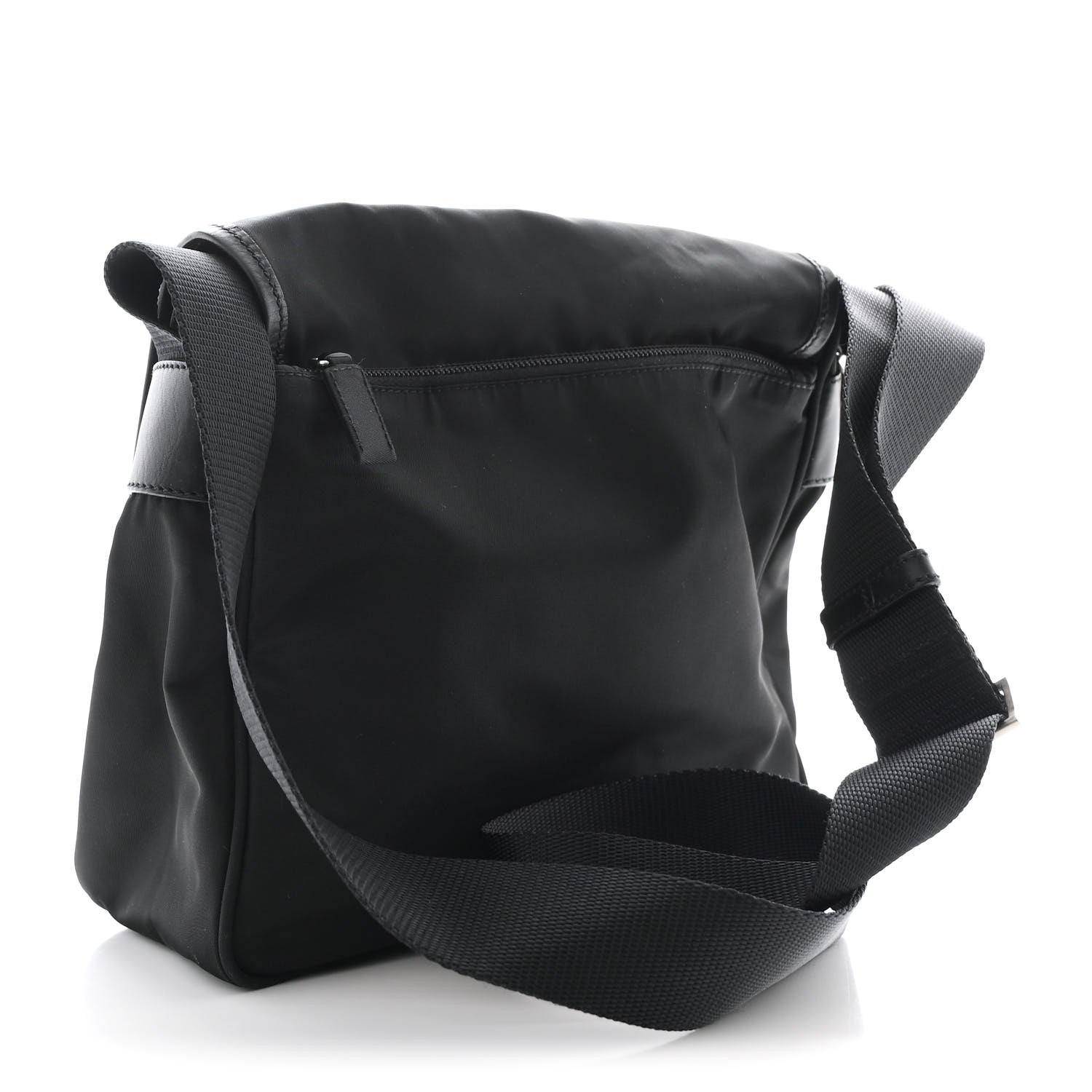 Prada Nylon Vela Messenger Black 3 of 10