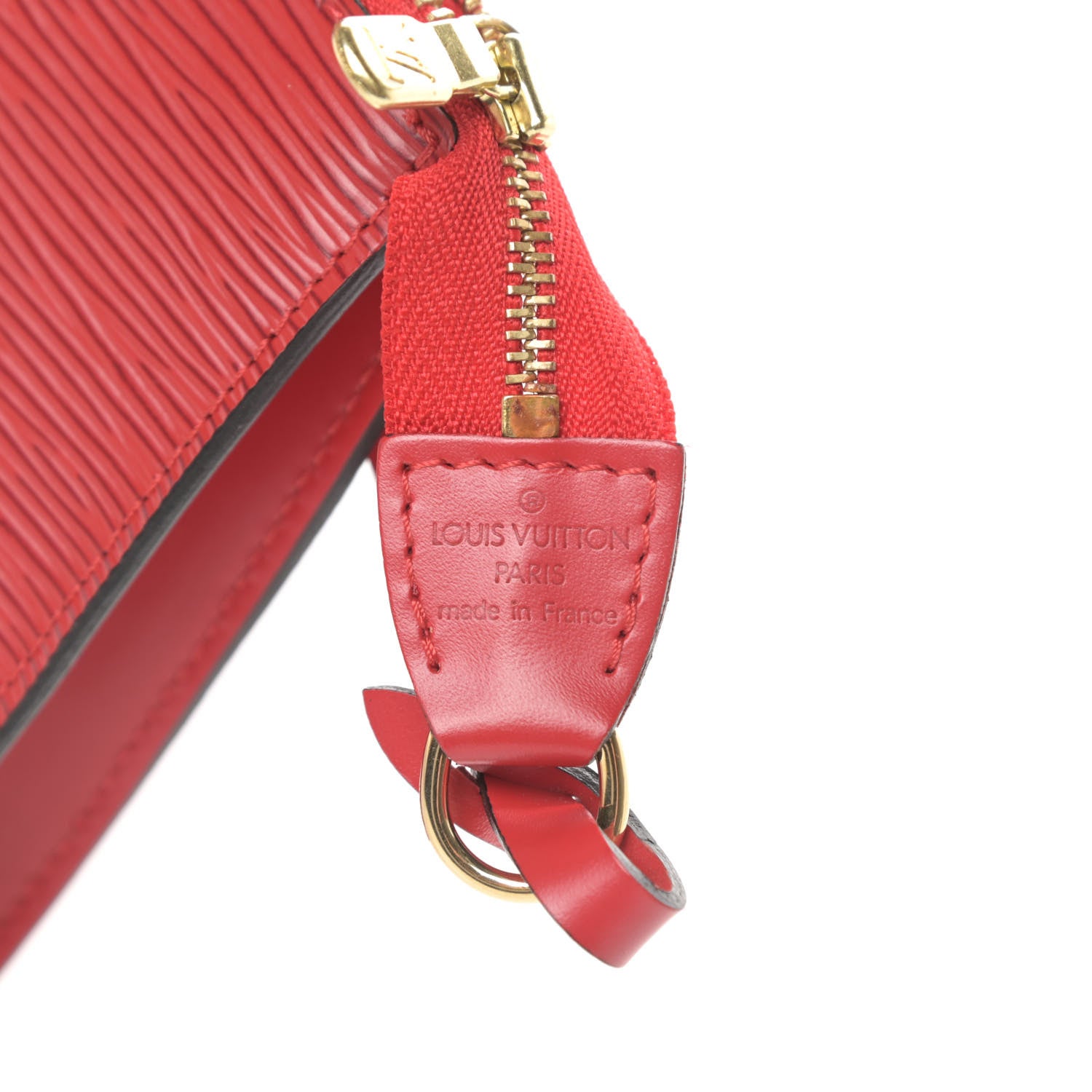 Louis Vuitton Epi Pochette Accessories 24 Castillan Red 6 of 11