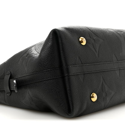 Louis Vuitton Empreinte Monogram Giant Carryall MM Black 9 of 15