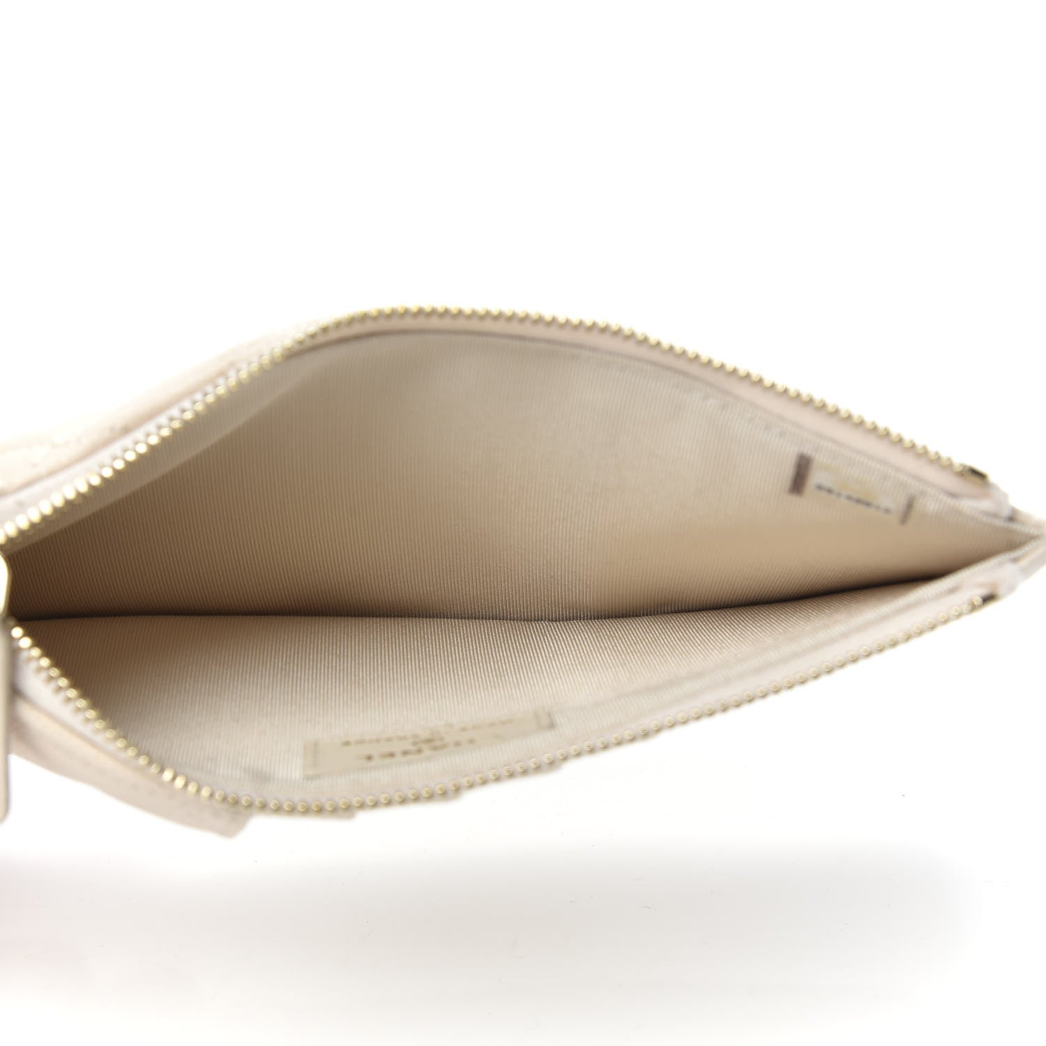 Chanel Caviar Quilted Classic iPhone Pouch Light Beige 5 of 8