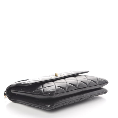 Chanel Lambskin Quilted Medium Trendy CC Flap Black 4 of 10