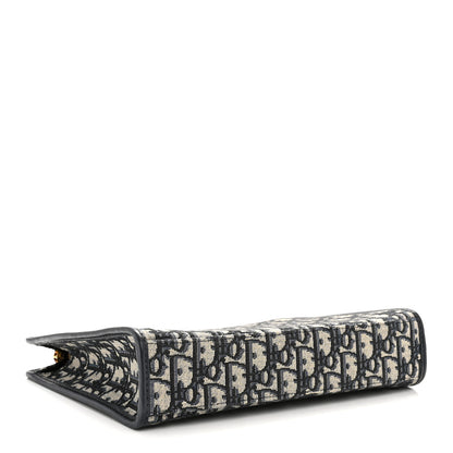 Christian Dior Oblique 30 Montaigne Pouch Blue 4 of 9