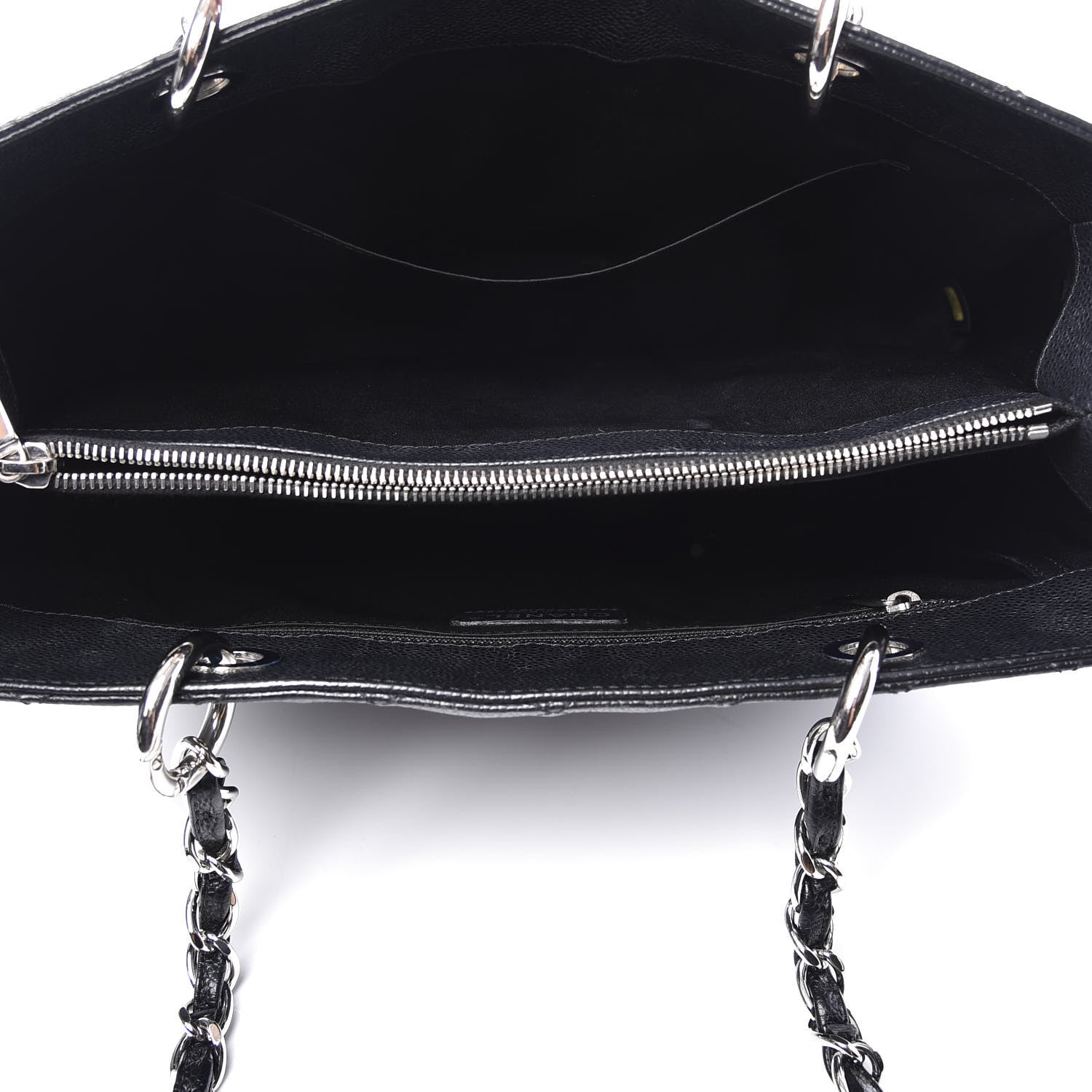 Chanel Caviar Quilted Grand Shopping Tote GST Black 4 of 10