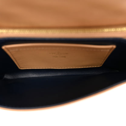 Louis Vuitton Lambskin Embossed Monogram Pochette Coussin Camel 4 of 9