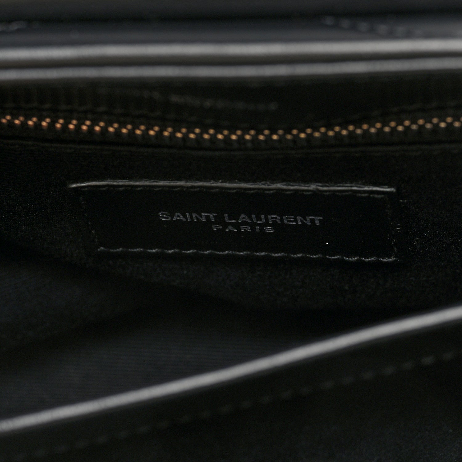 Saint Laurent Calfskin Y Quilted Monogram Toy Loulou Crossbody Bag Black 6 of 10